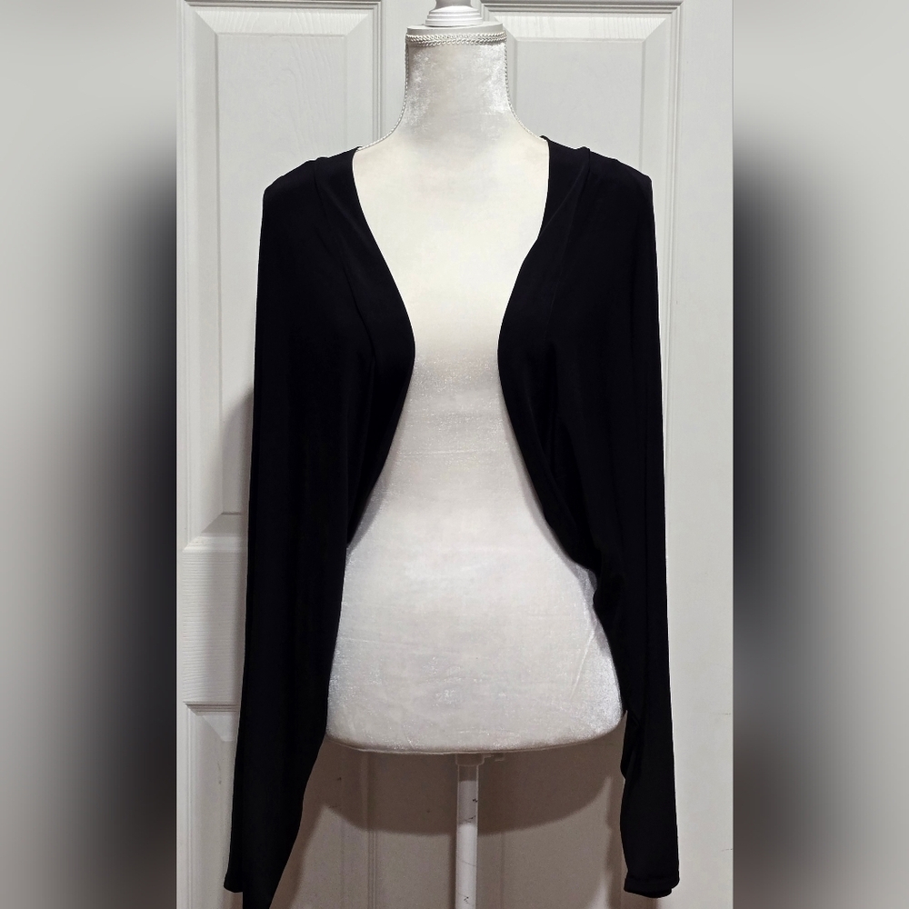 Lane Bryant Black Long Sleeve Shrug Plus Size 22/24